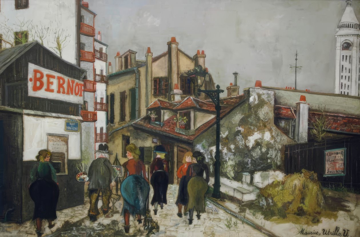 Maison Bernot af Maurice Utrillo