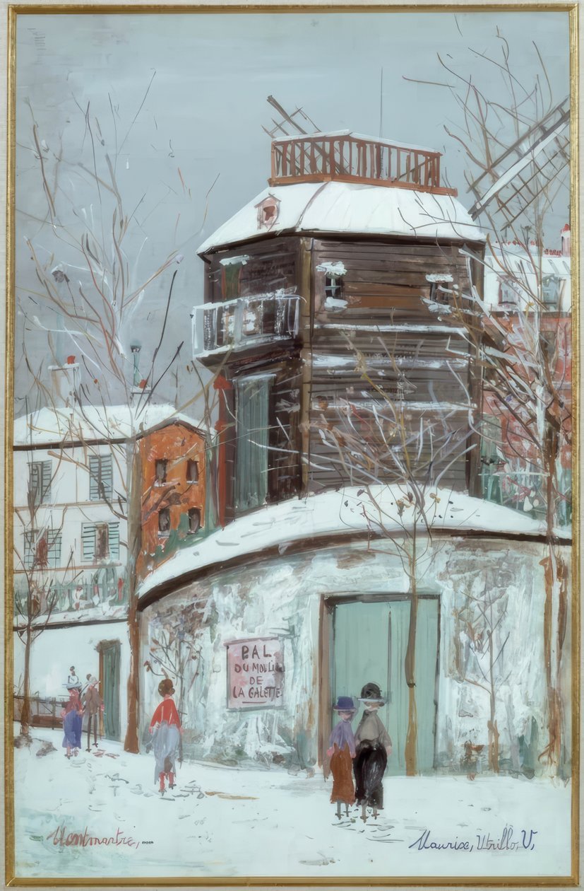 Møllen på Galette af Maurice Utrillo
