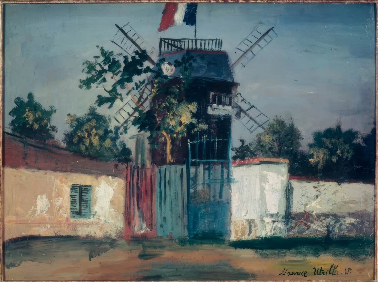 Møllen på Galette af Maurice Utrillo
