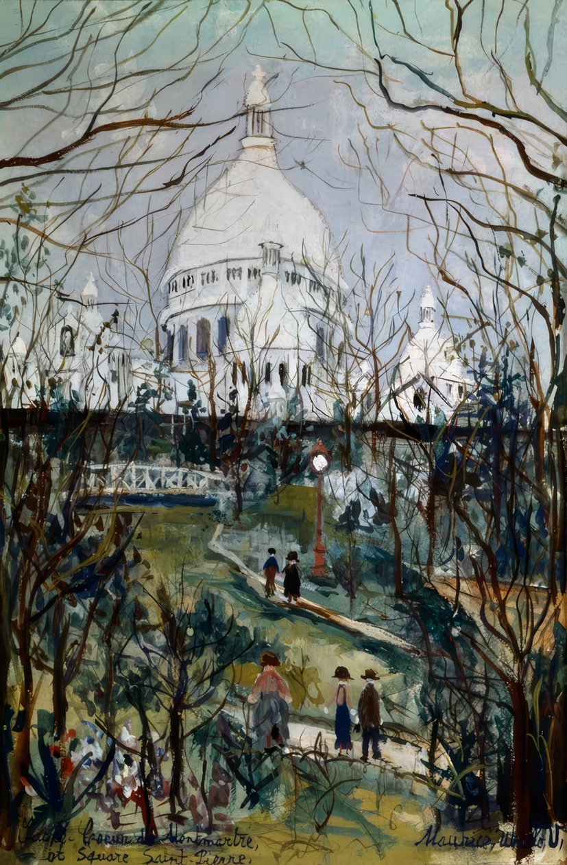 Sacré-Coeur af Maurice Utrillo