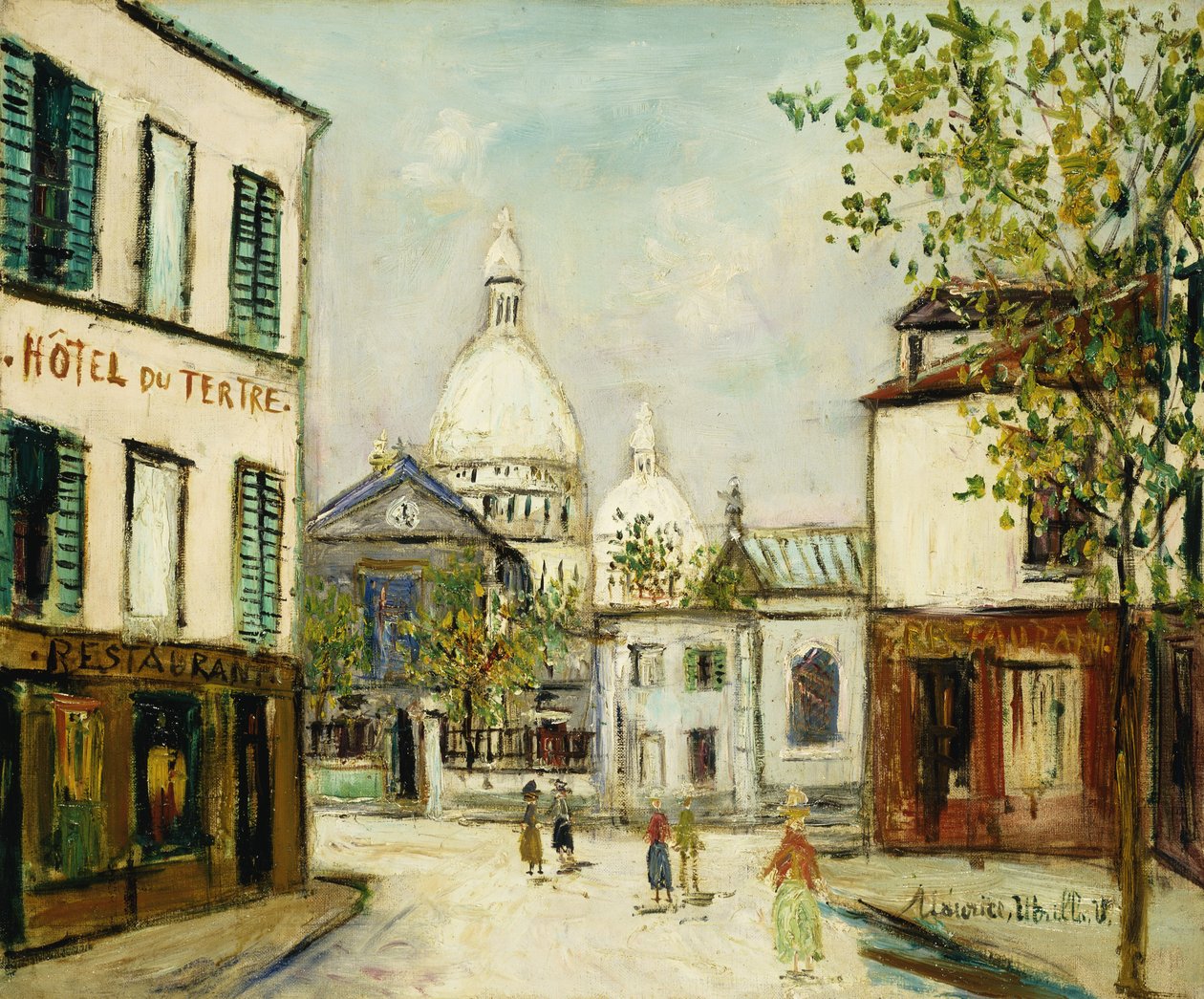 Sacré-Cœur på Montmartre af Maurice Utrillo