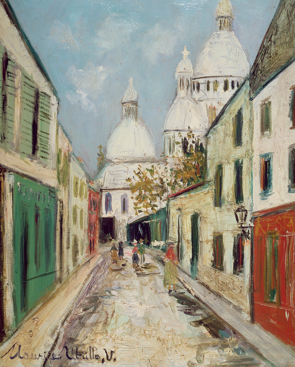 Sacré Coeur (panel) af Maurice Utrillo