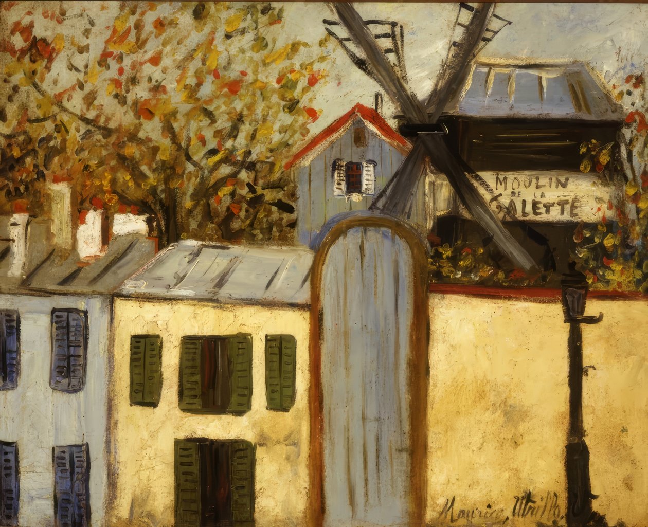 Moulin de la Galette af Maurice Utrillo