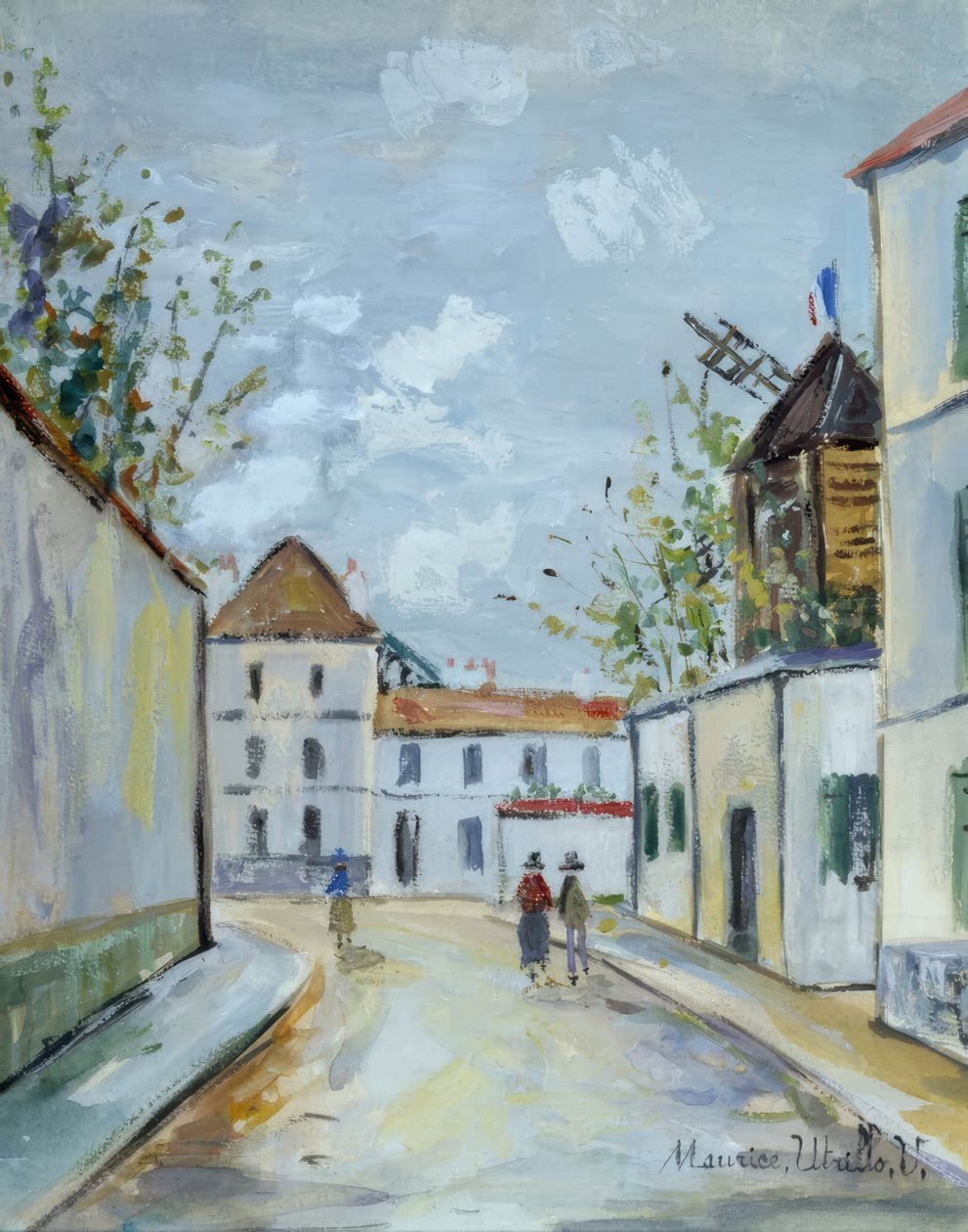 Moulin de la Galette af Maurice Utrillo