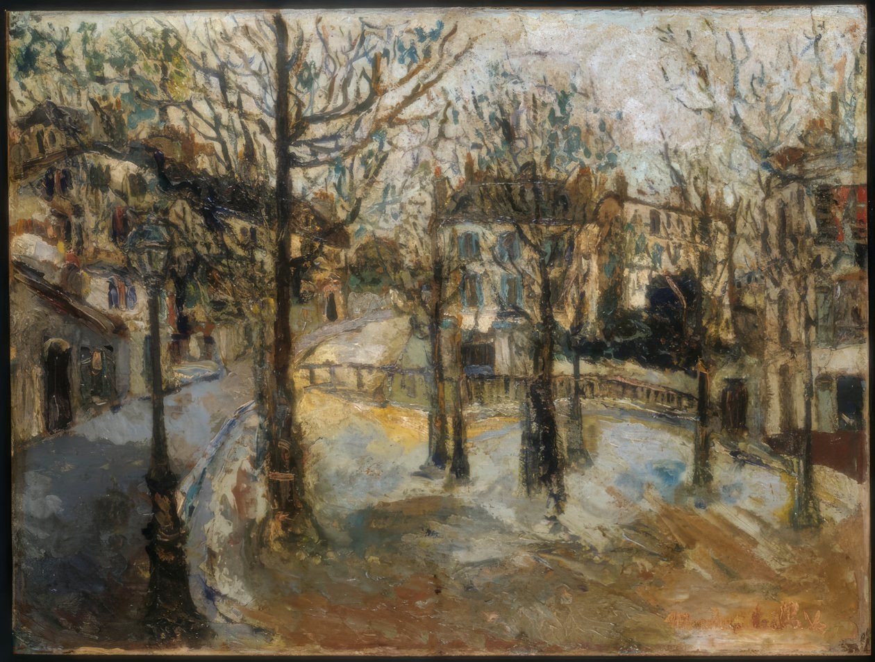 Ravignan-pladsen af Maurice Utrillo