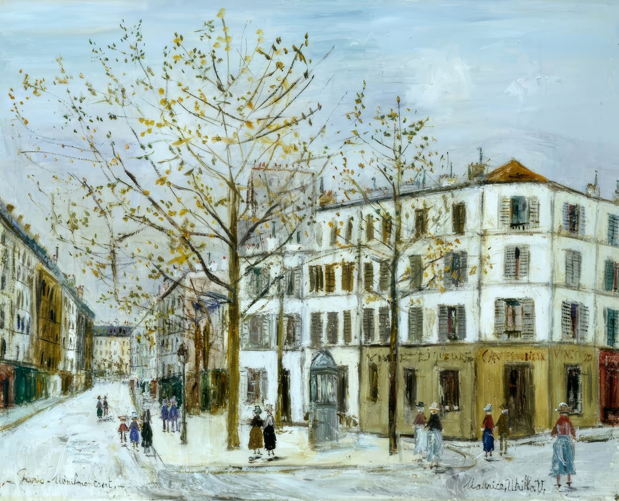 Ménilmontant-gaden af Maurice Utrillo