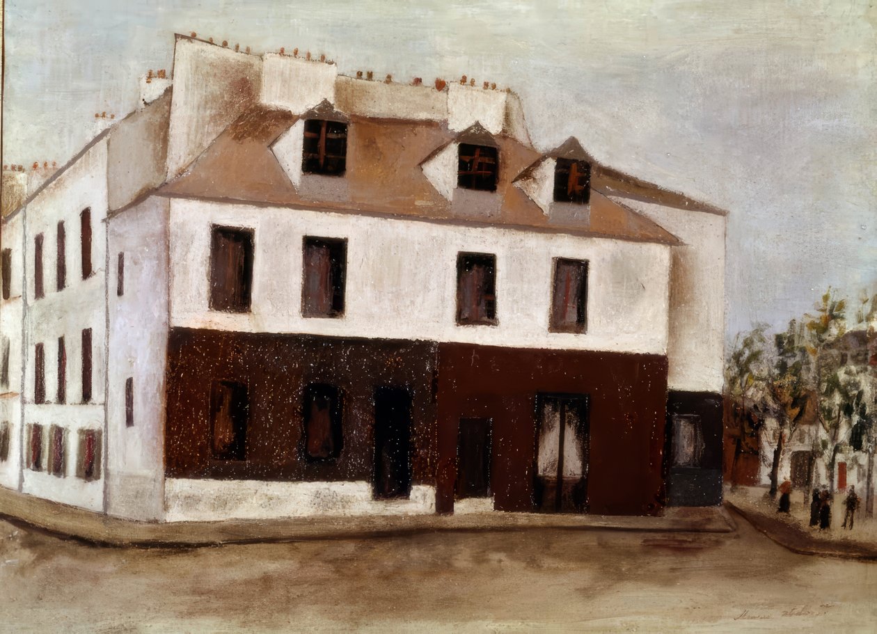 Rue Sainte-Eleuthère af Maurice Utrillo