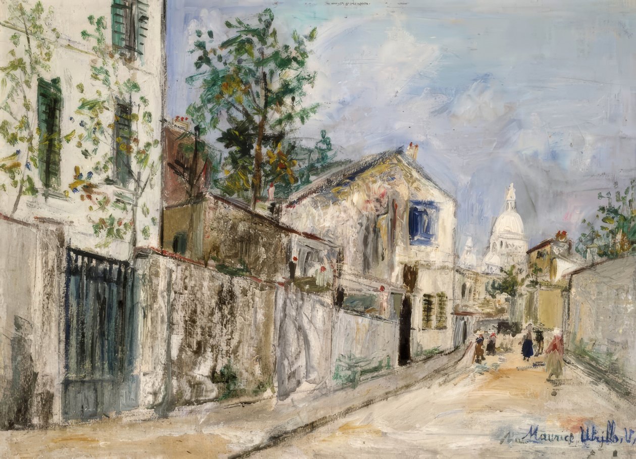 Abreuvoir-gaden af Maurice Utrillo