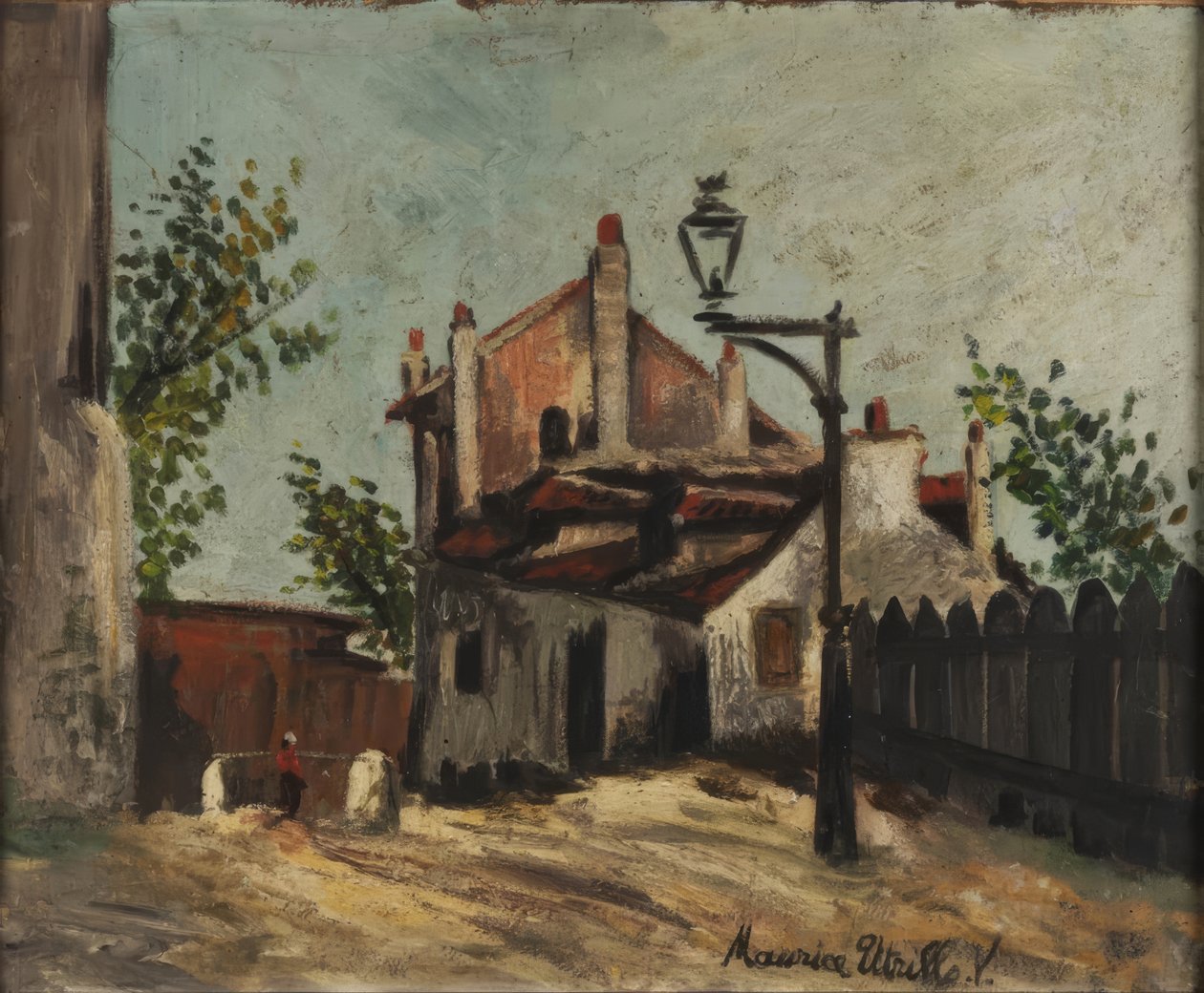 Rue du Mont-Cenis af Maurice Utrillo
