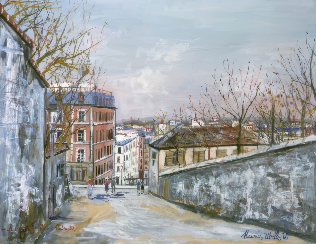 Rue du Mont-Cenis af Maurice Utrillo