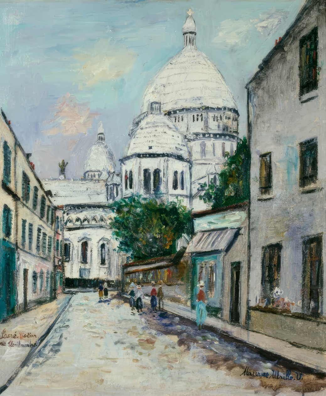 Sacré-Coeur i Montmartre af Maurice Utrillo