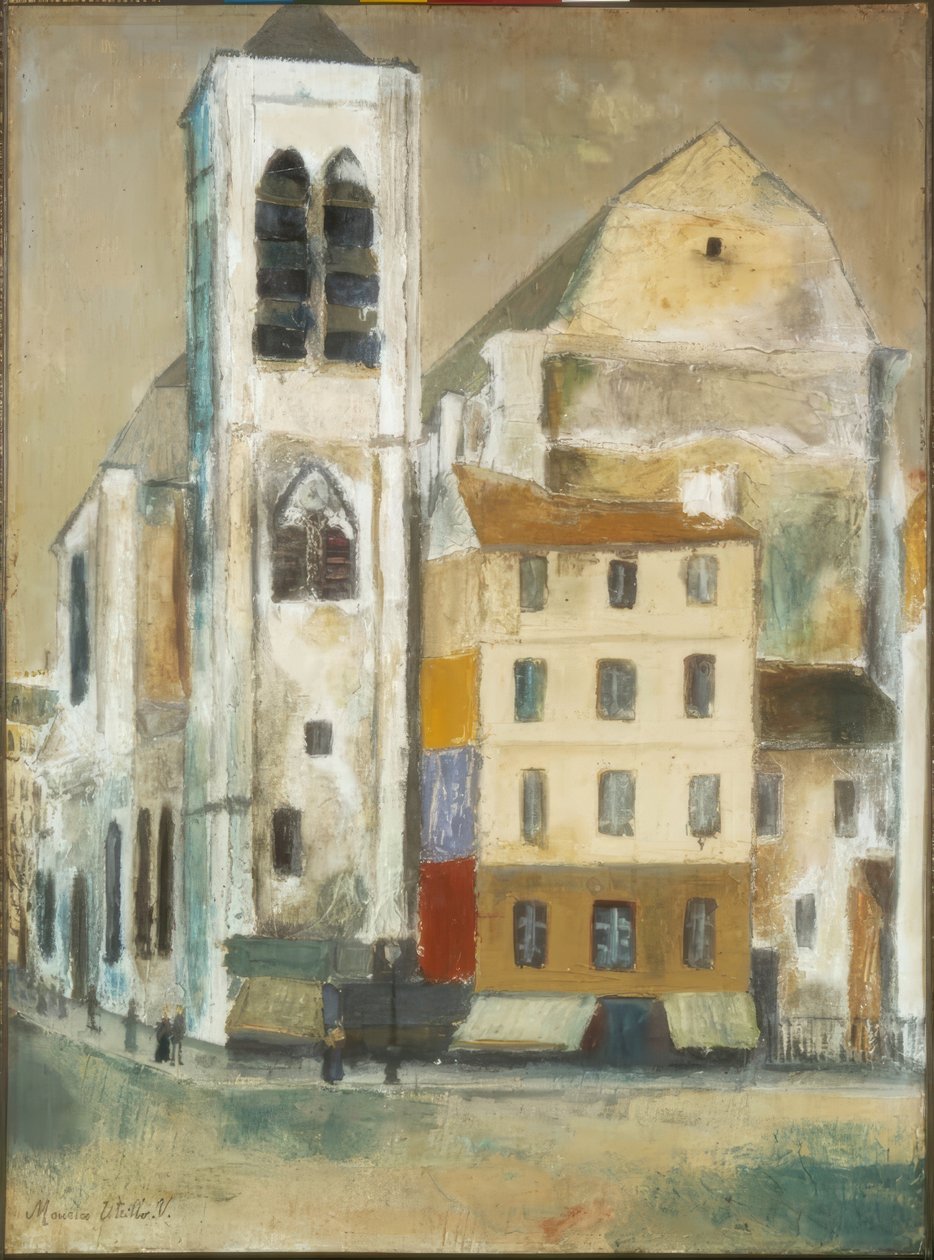 Saint-Nicolas-du-Chardonnet af Maurice Utrillo