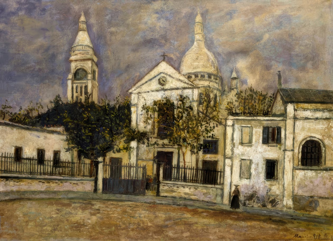 Saint-Pierre-de-Montmartre af Maurice Utrillo