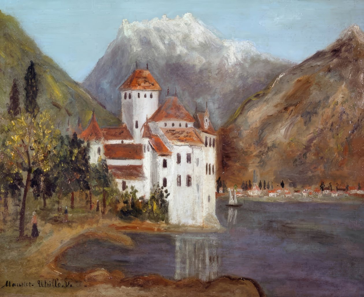 Chillon Slot af Maurice Utrillo