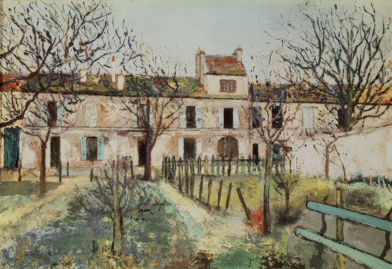 Haven i Montmagny  af Maurice Utrillo