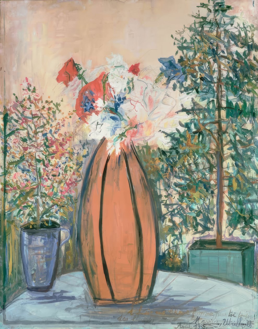 Blomstervase af Maurice Utrillo
