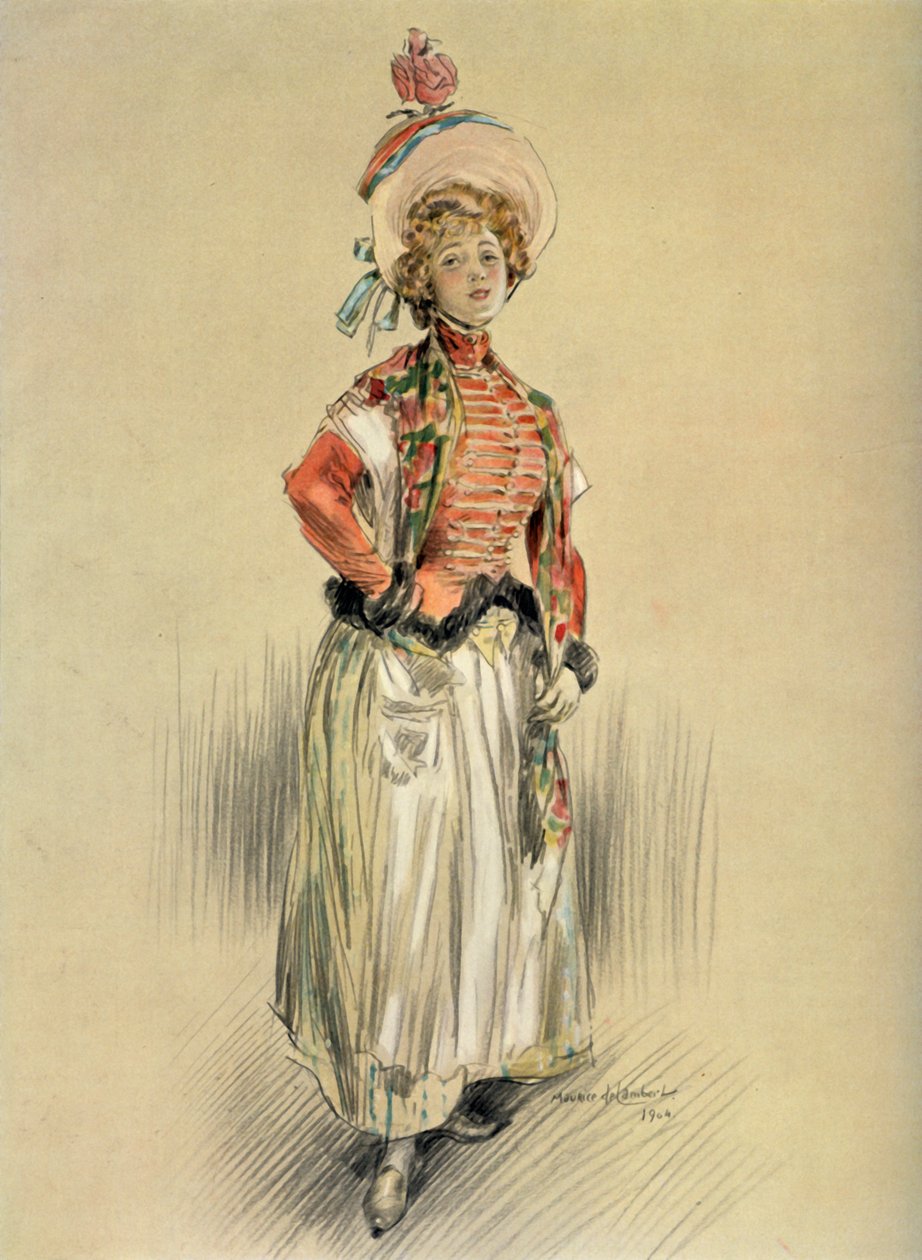 Frøken Brasilien - Miss. Senedors rolle. - The Montansier, 1904. af Maurice de Lambert