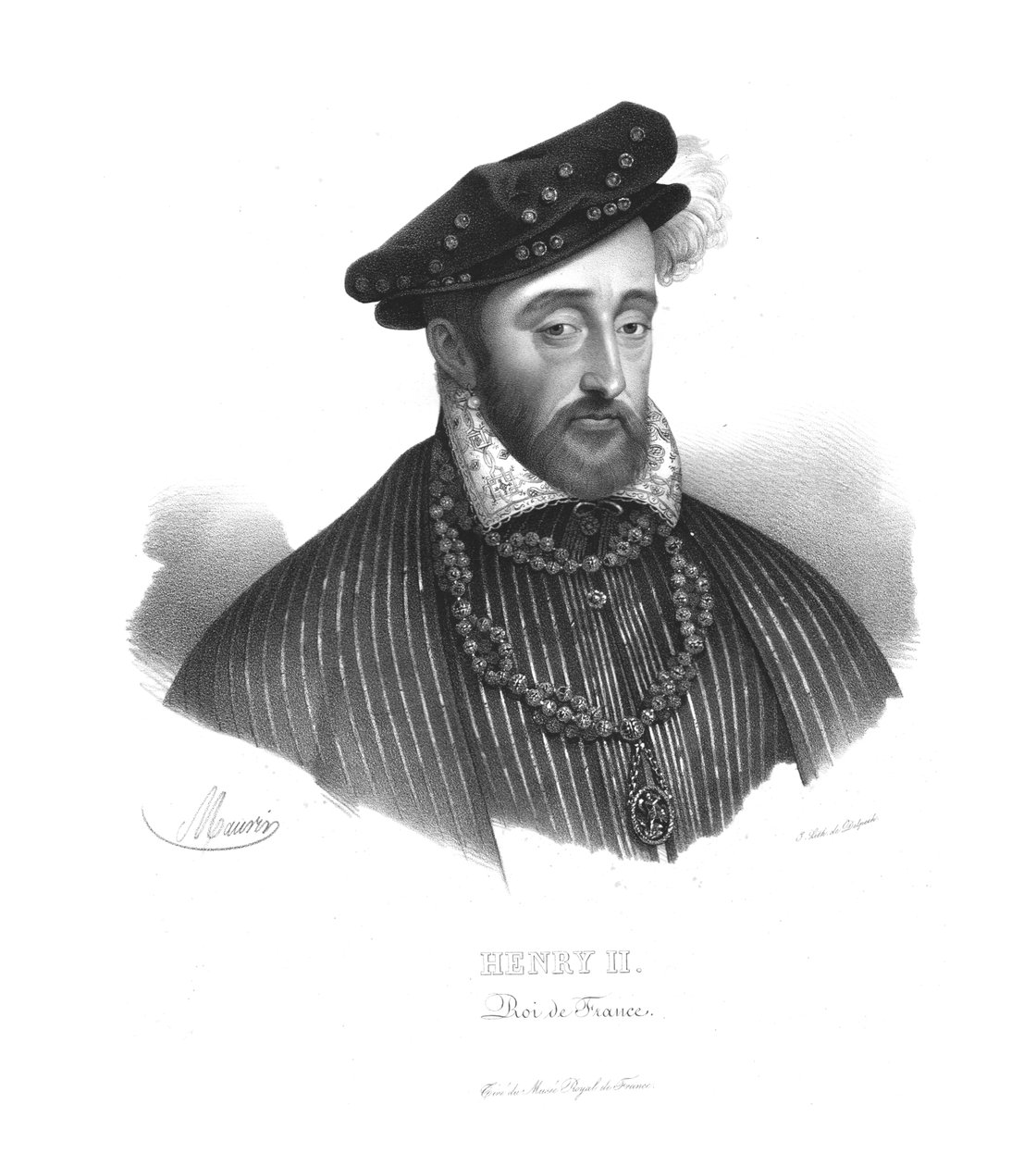 Henrik II, konge af Frankrig, c1820