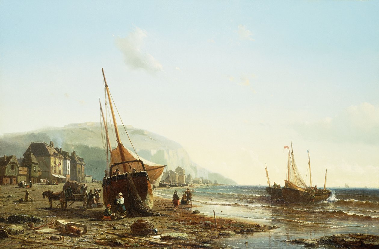 På Normandiets kyst, af Mauritz Frederik Hendrik De Haas