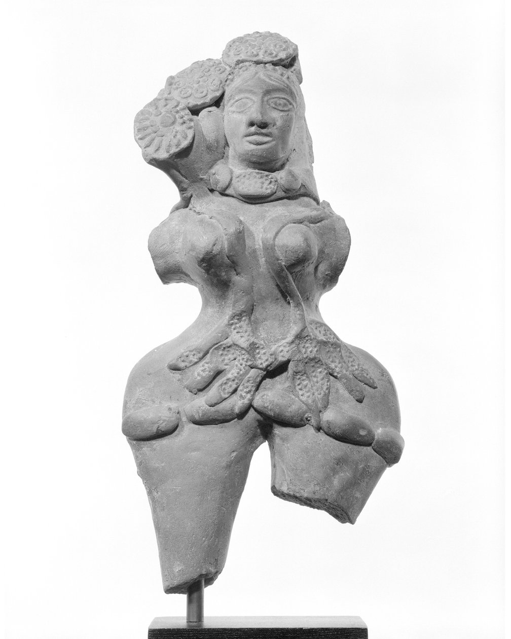 Moder gudinde figur, 3.-2. århundrede f.Kr. (terracotta) (se også 861278) af Mauryan Mauryan