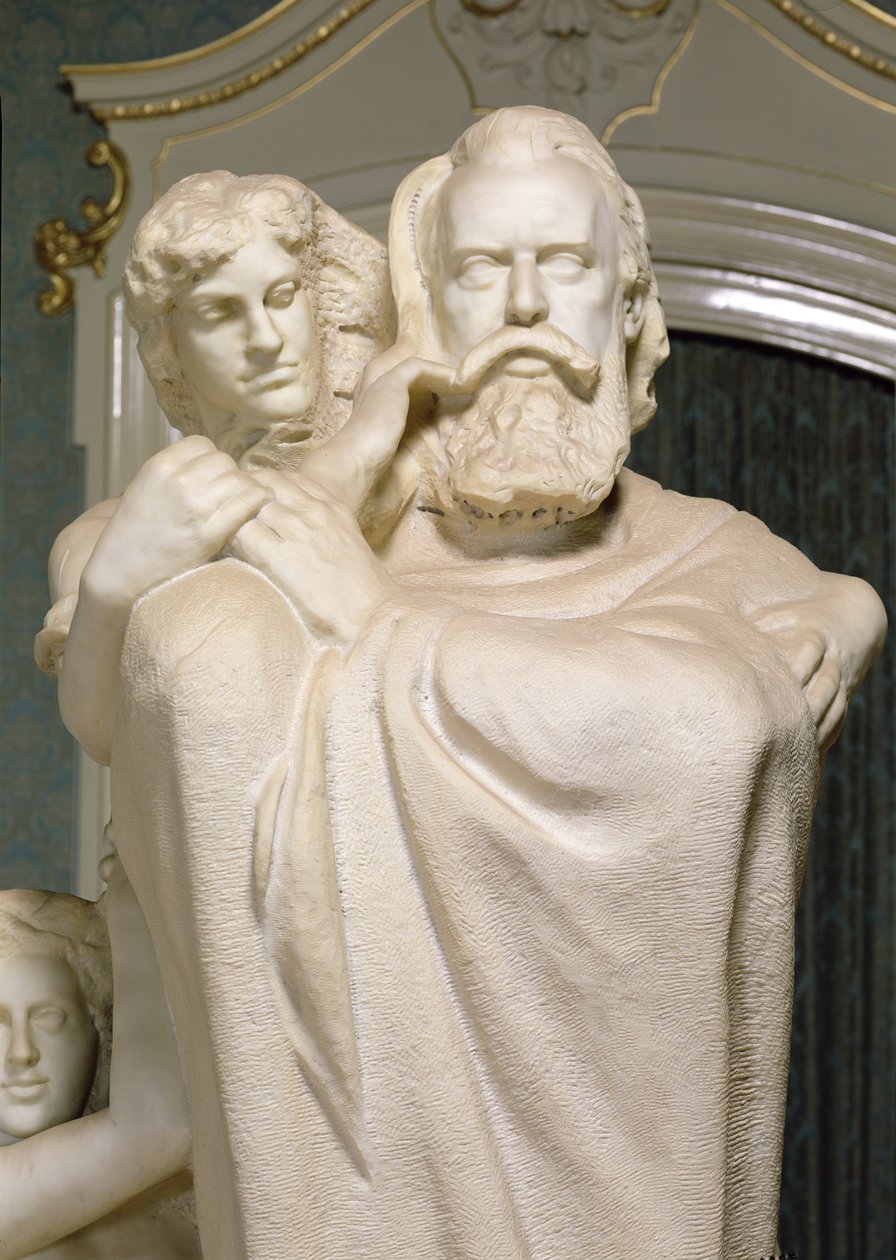 Dedikation til Brahms, 1909 (marmor) (se også 155042-44 og 155046-49) af Max Klinger