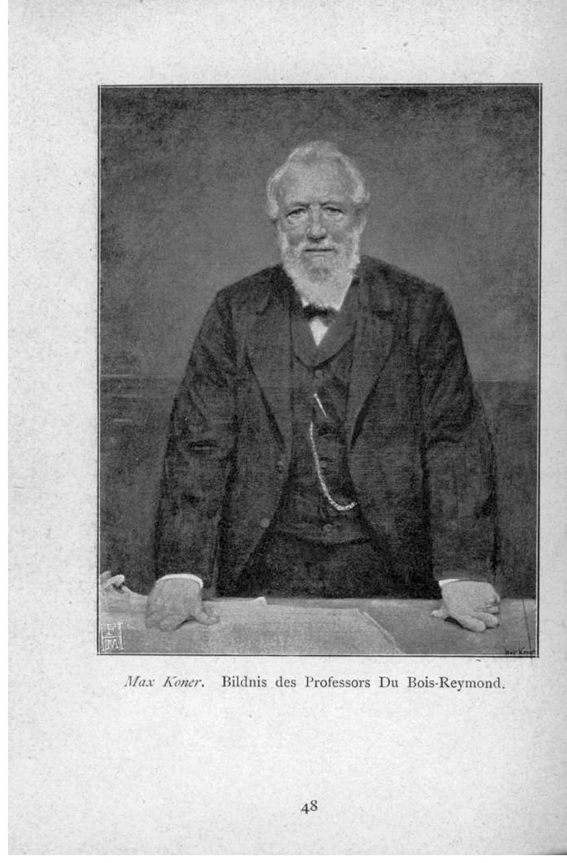 Bildnis des Professors Du Bois-Reymond af Max Koner