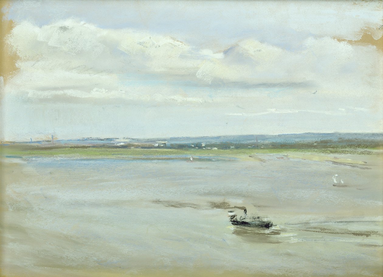Efter regnen, 1902 (pastel på papir) af Max Liebermann