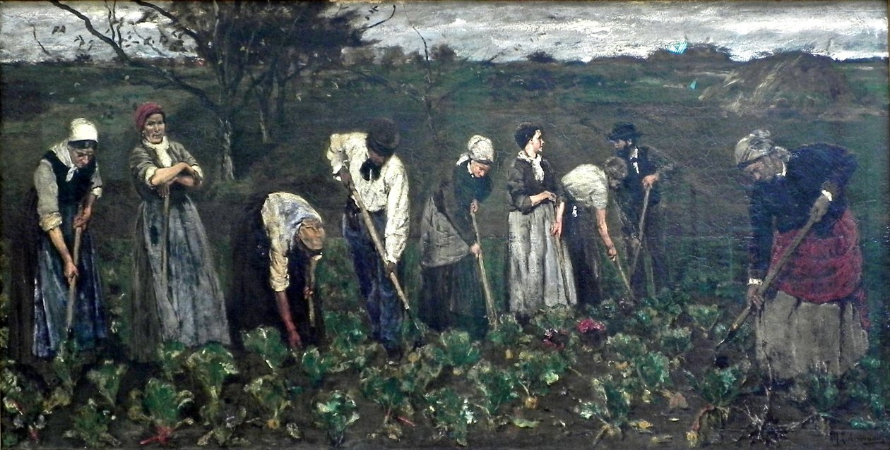 Arbejdere i roemarken af Max Liebermann
