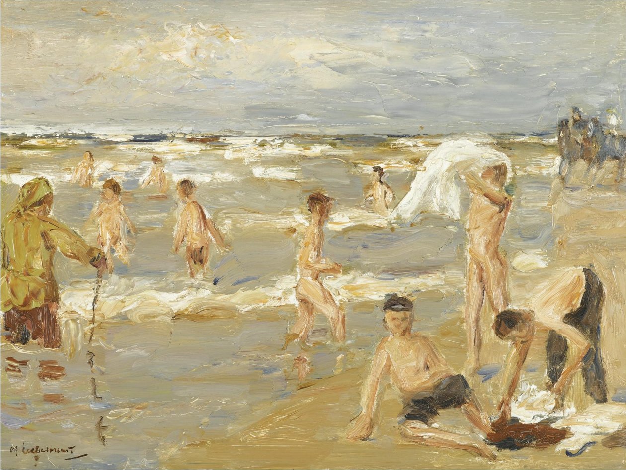 Badende Knaben af Max Liebermann