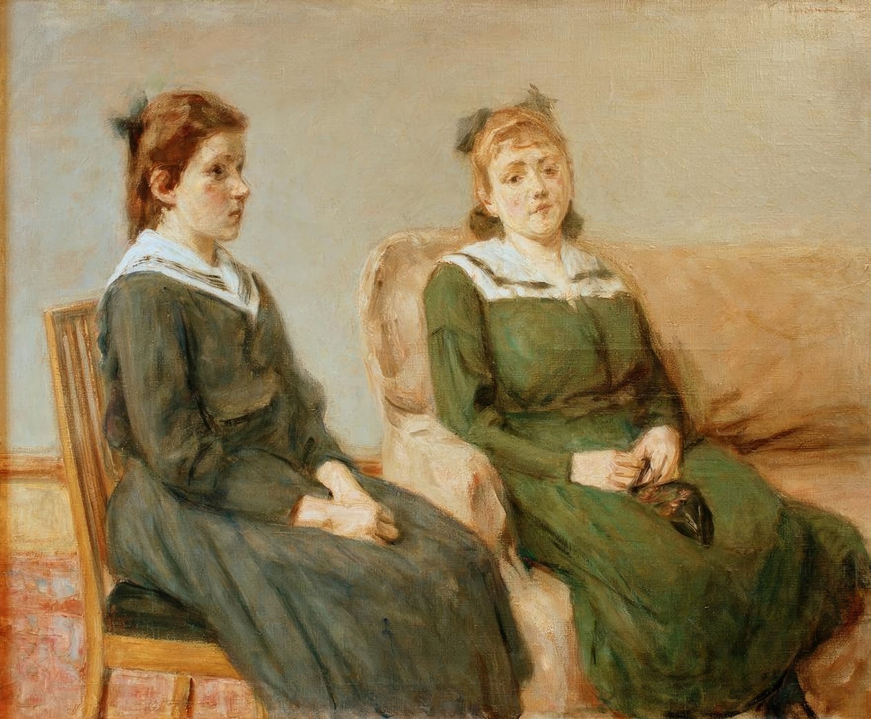Portræt af Lædedøtrene af Max Liebermann