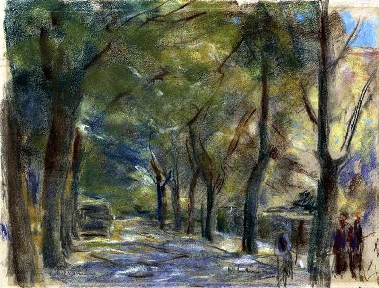 Colomierstrasse i Wannsee af Max Liebermann