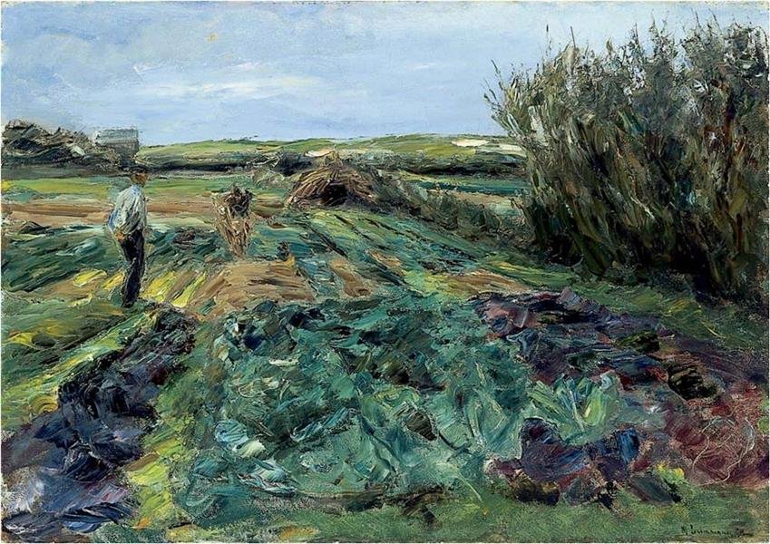 Kålmarken af Max Liebermann