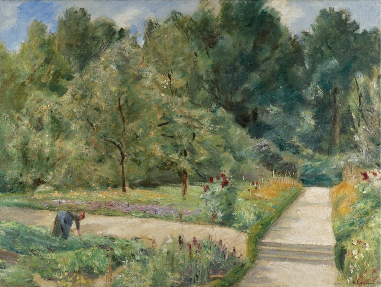 Køkkenhaven i Wannsee mod vest af Max Liebermann