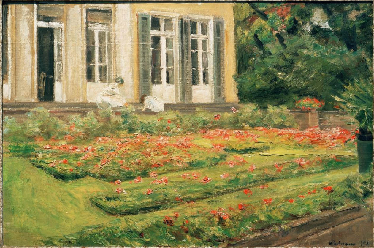 Blomsterrassen i Wannsee -haven mod nordvest af Max Liebermann