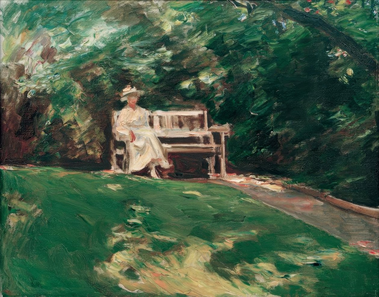 Havebænken af Max Liebermann