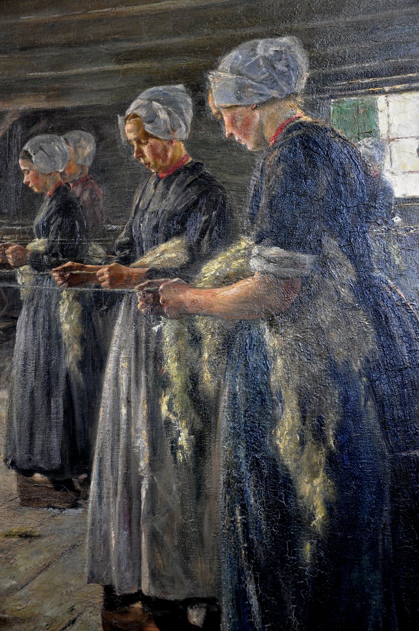 Hørskrubbe i Laren1887 af Max Liebermann