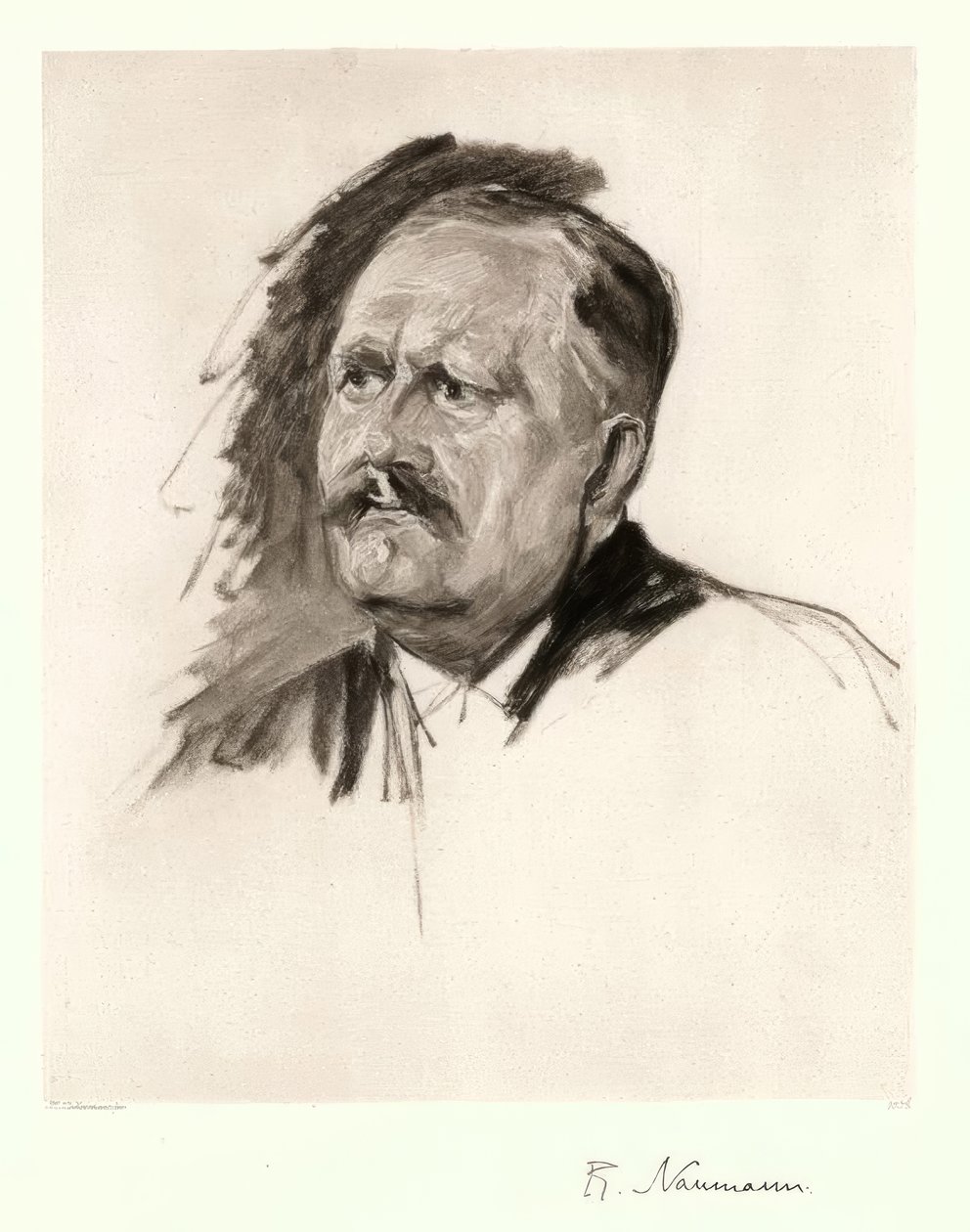 Ms. Naumann / Portræt af M. Liebermann af Max Liebermann