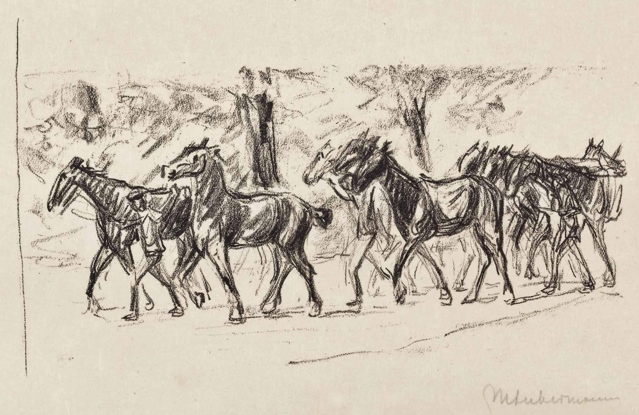 Guidede heste af Max Liebermann