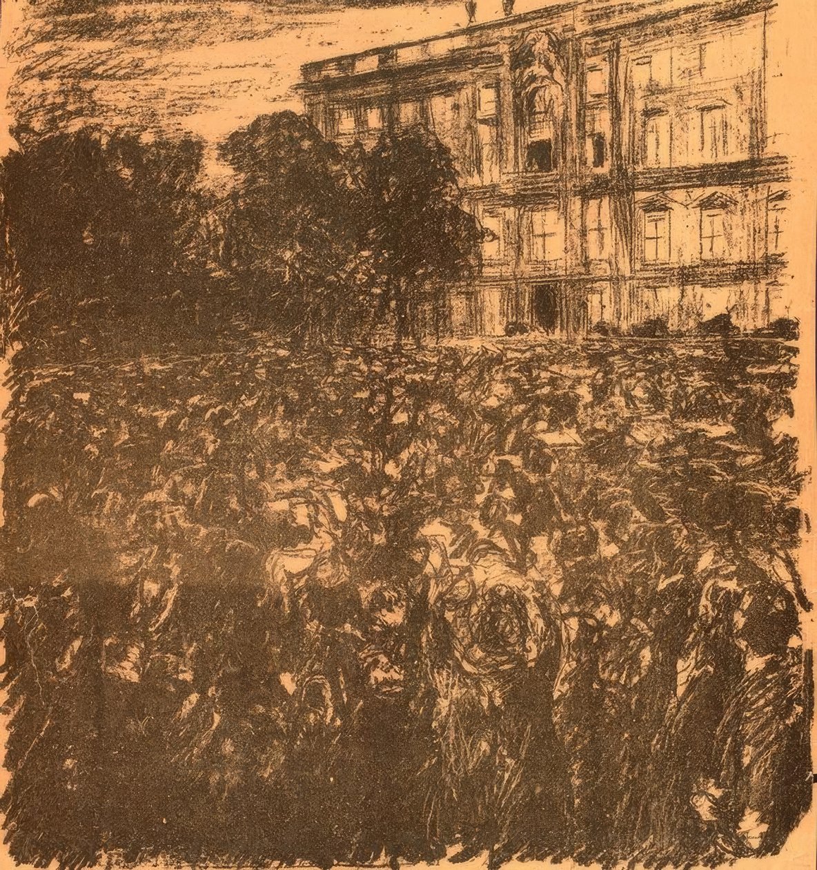 Jeg kender ikke noget parti mere, jeg kender kun tyskere af Max Liebermann
