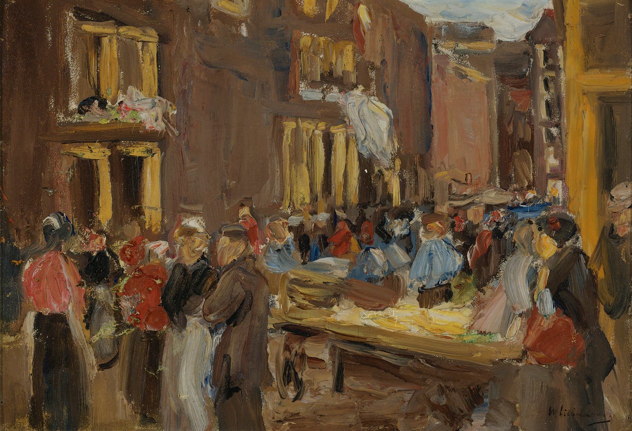 Judengasse i Amsterdam af Max Liebermann
