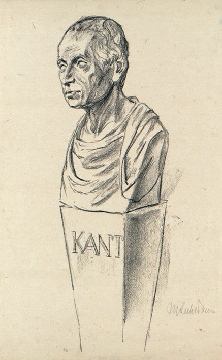 Kant i kunstnerfolder af Max Liebermann
