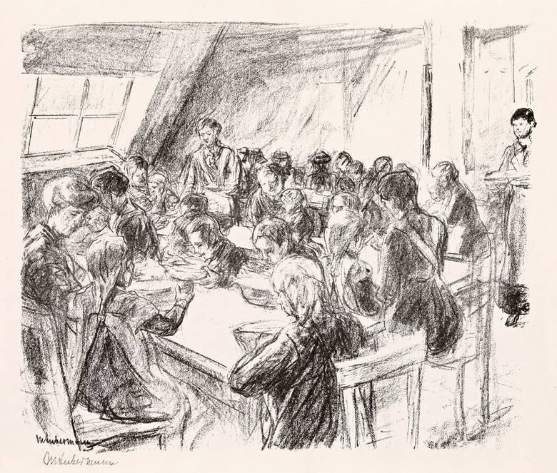 Børnefolkekøkken af Max Liebermann