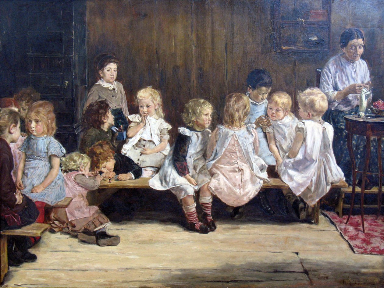 Børnebørnes Skole i Amsterdam af Max Liebermann