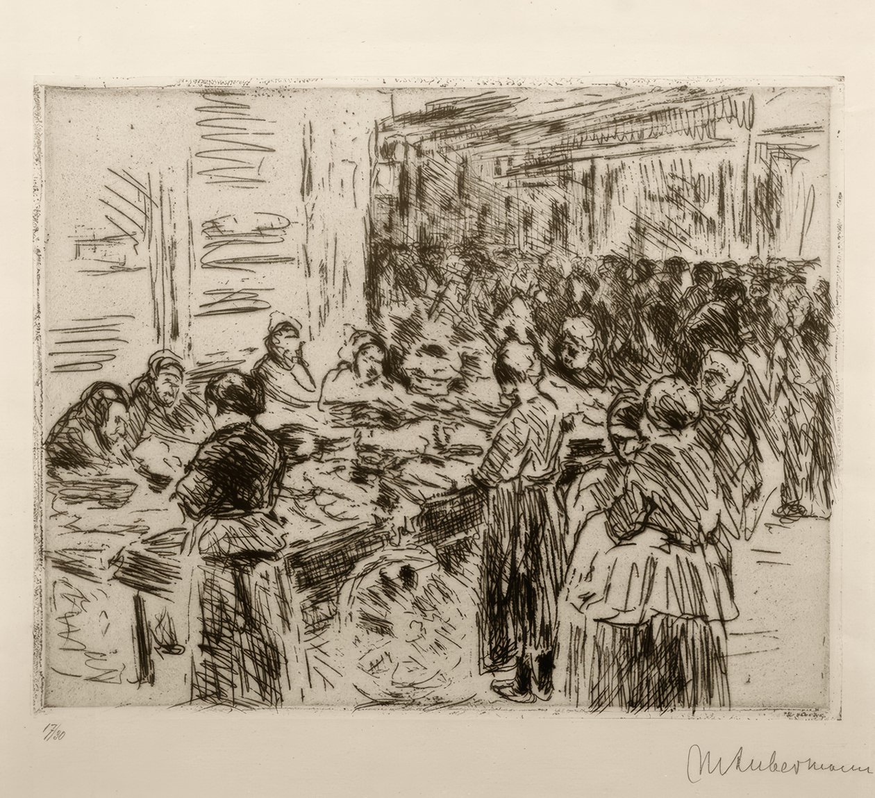 M.Liebermann, Judengasse (Amsterdam) af Max Liebermann
