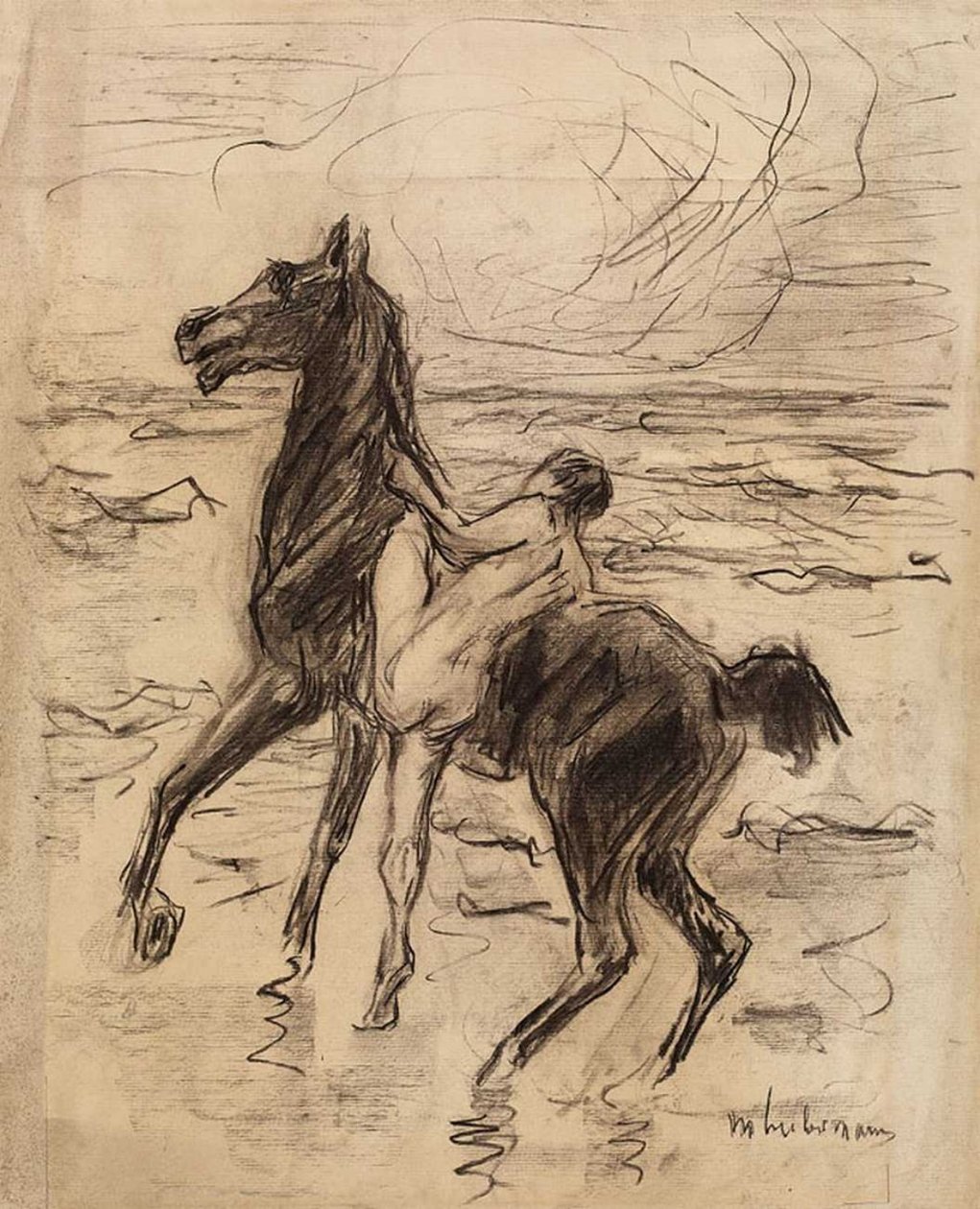 Hestetæmmer af Max Liebermann
