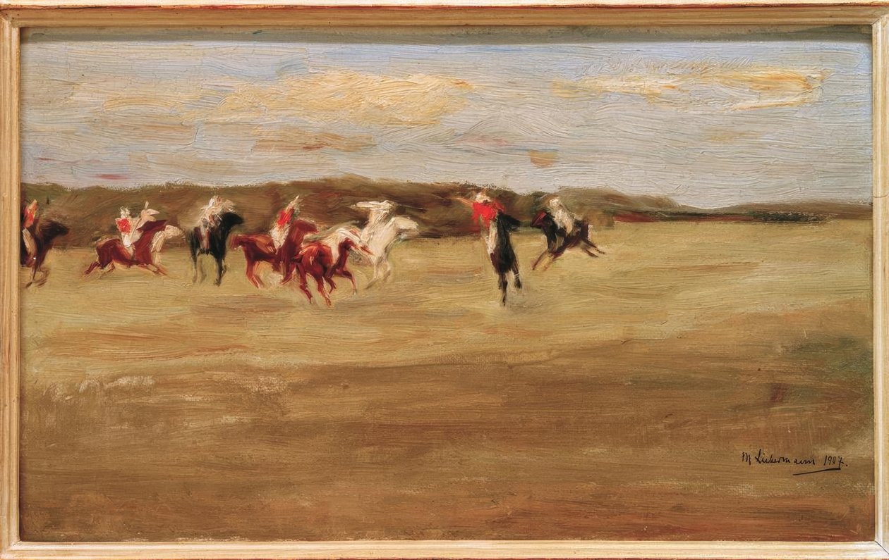 Polo spiller af Max Liebermann