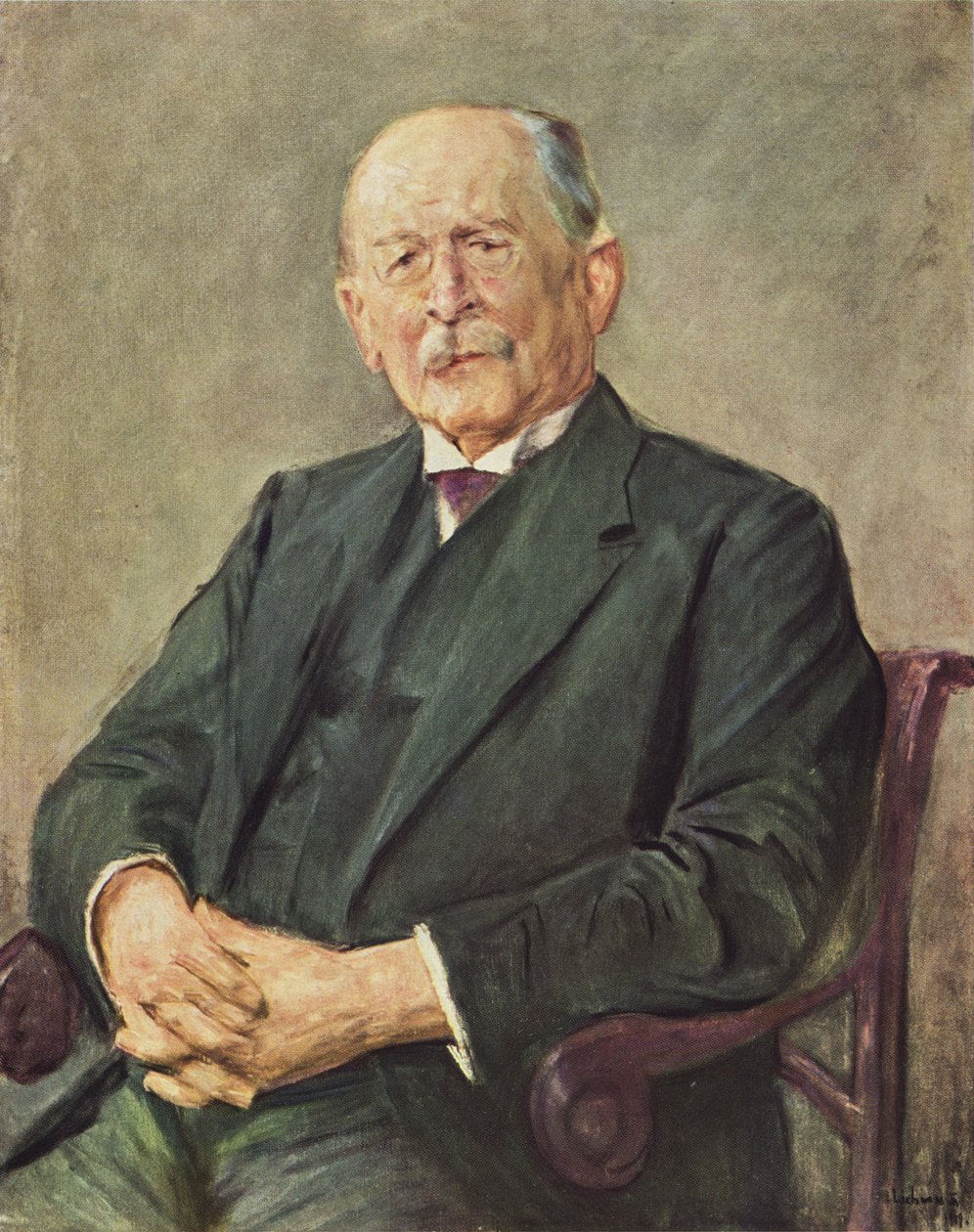 Portræt af Otto Gerstenberg af Max Liebermann