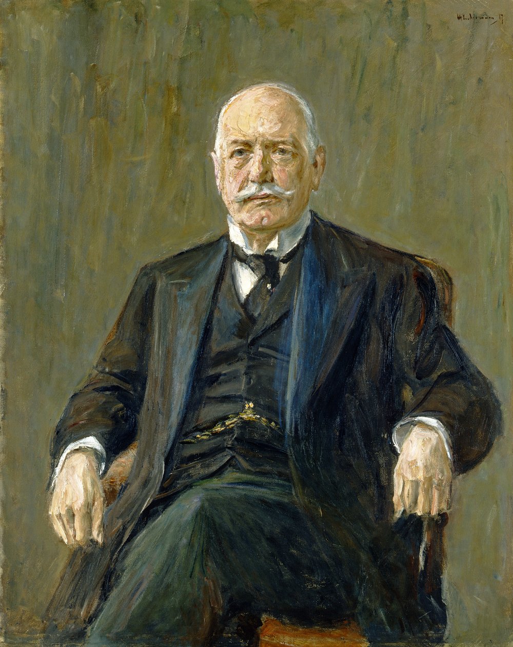 Prins Bernhard von Bulow (1849-1929) 1917 af Max Liebermann
