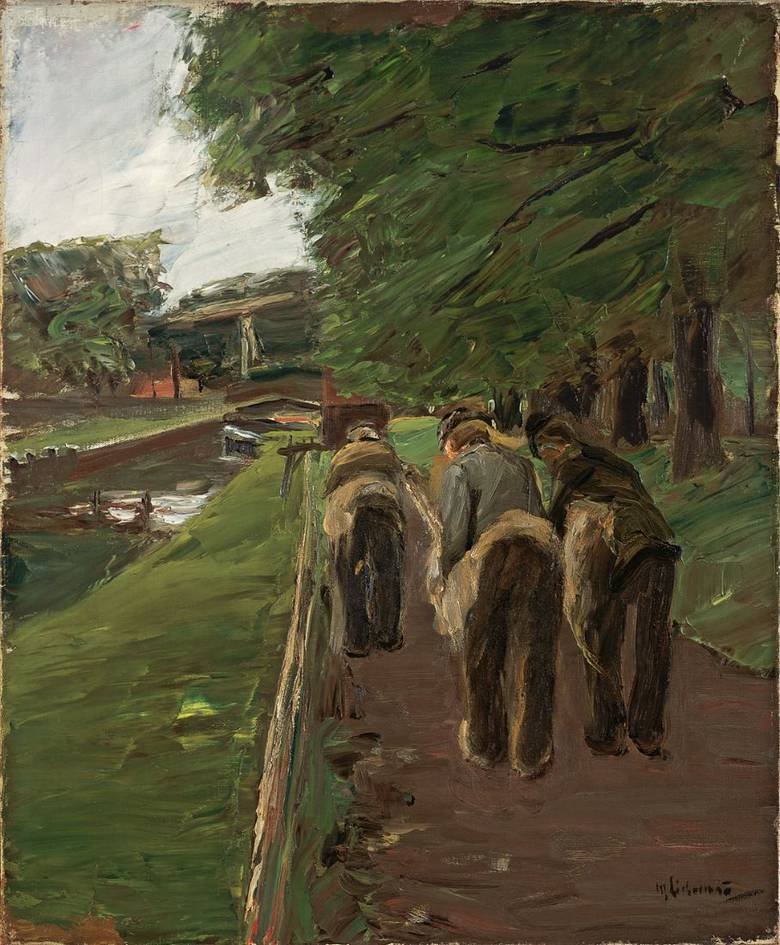 Seilerbahn i Edam af Max Liebermann