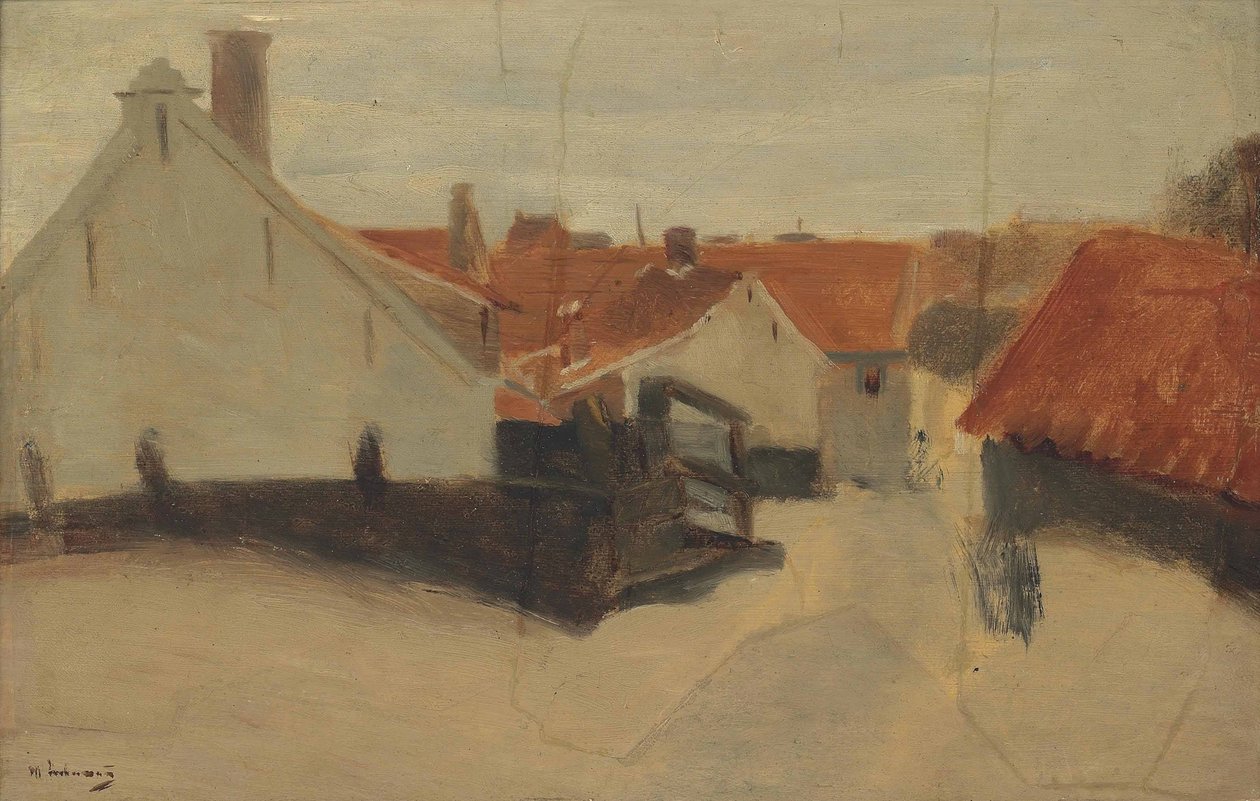 Strasse i Scheveningen af Max Liebermann